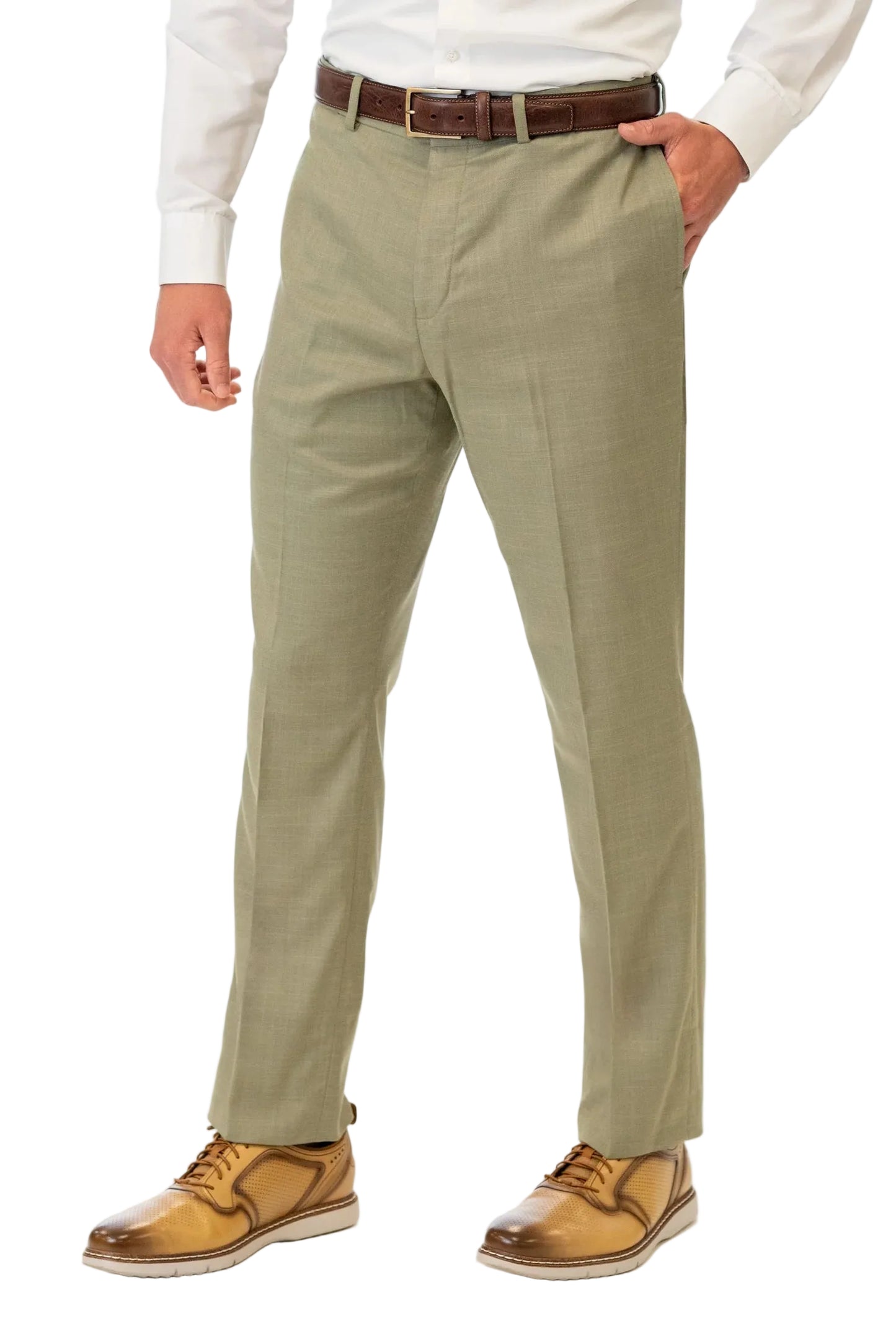 Sage Slim Fit Suit Pants by Couture 1910