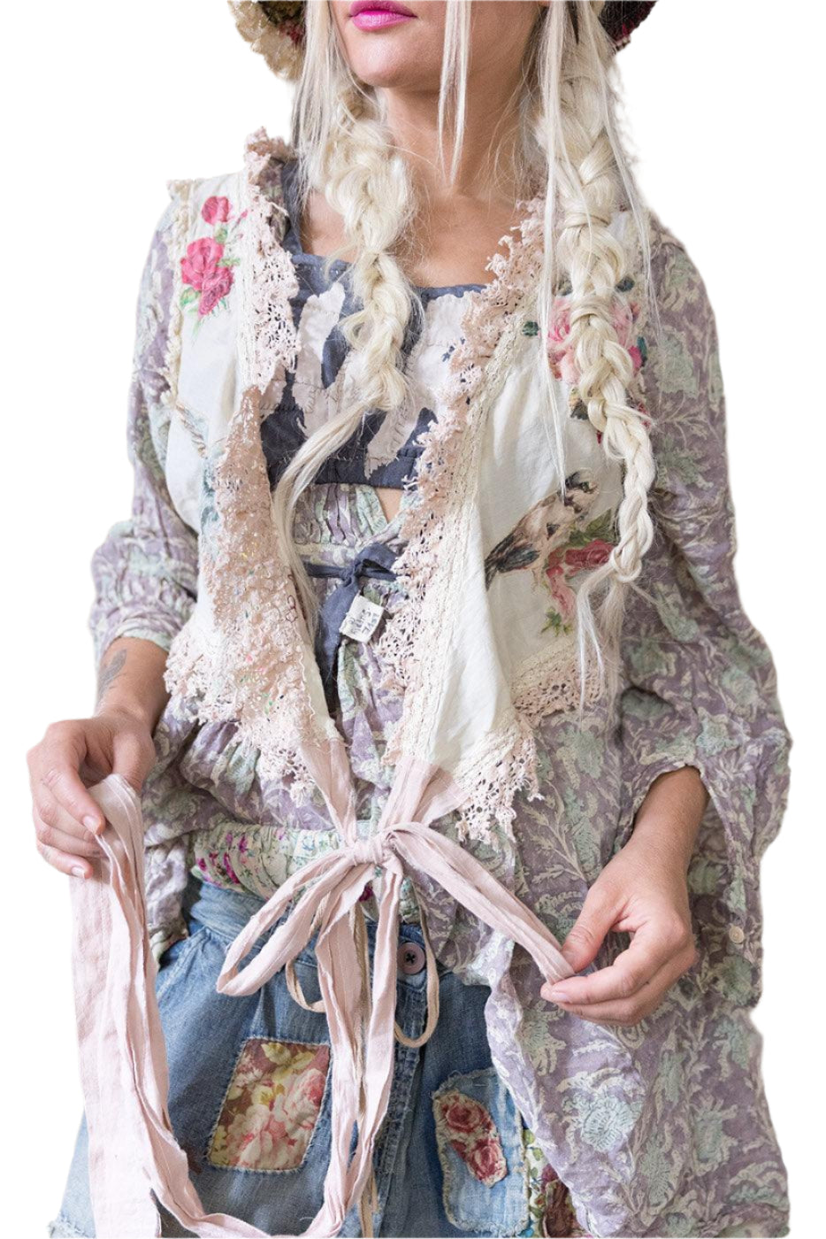 Applique Faustine Wrap Tank