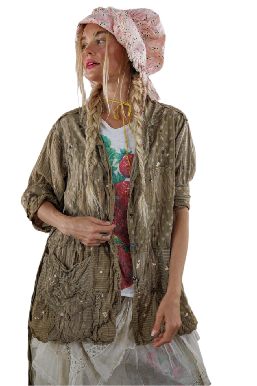 Patchwork Polk Smock