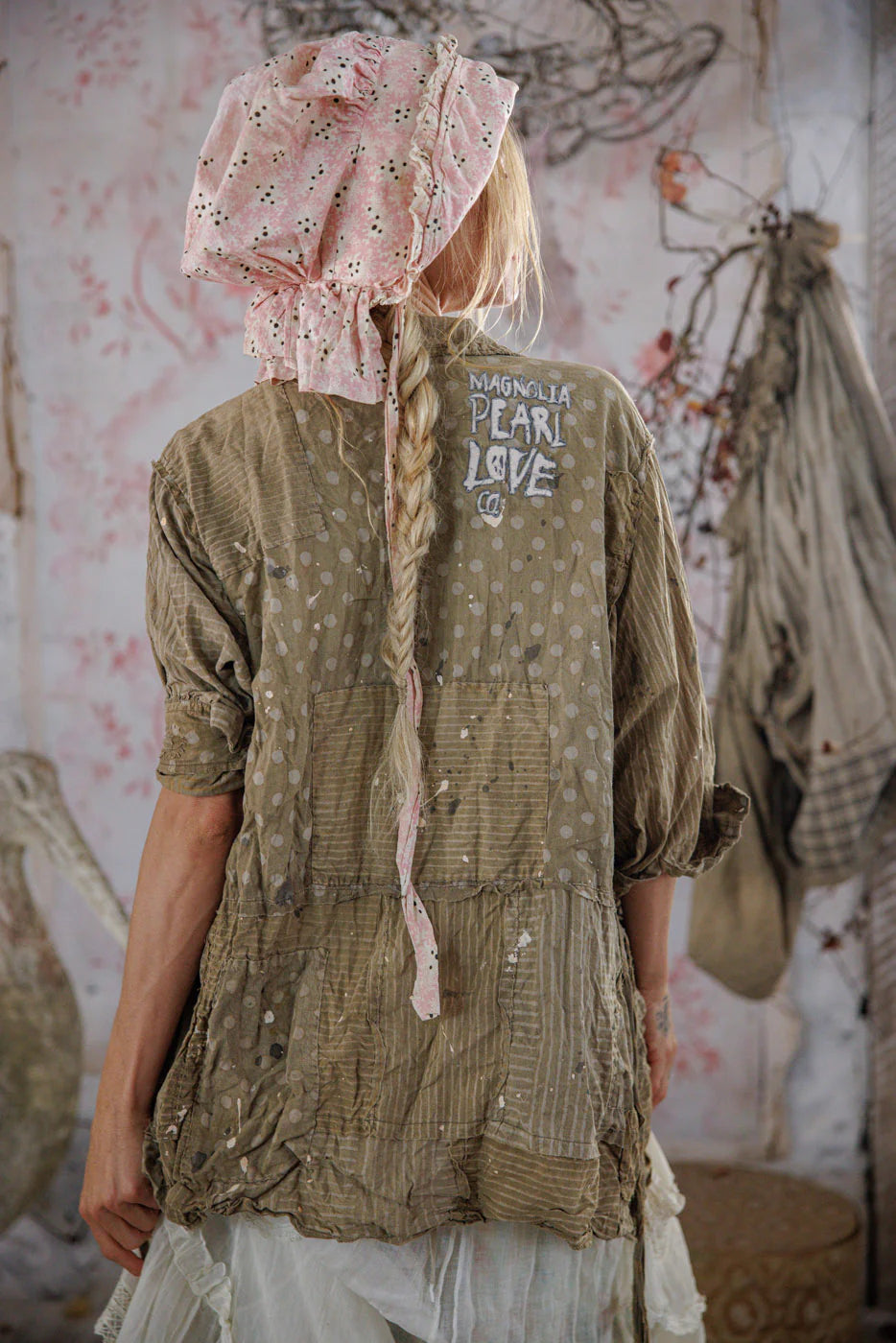 Patchwork Polk Smock