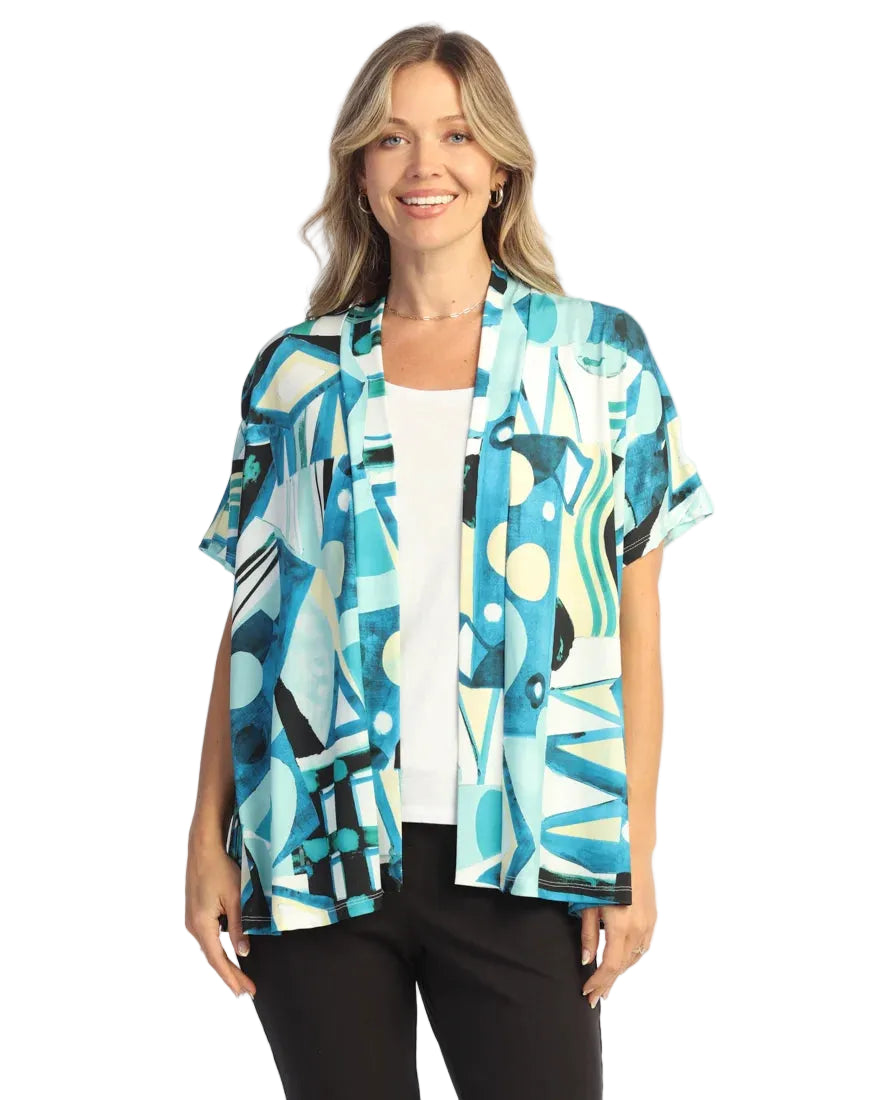 Open Front Poncho Cardigan - Pinata