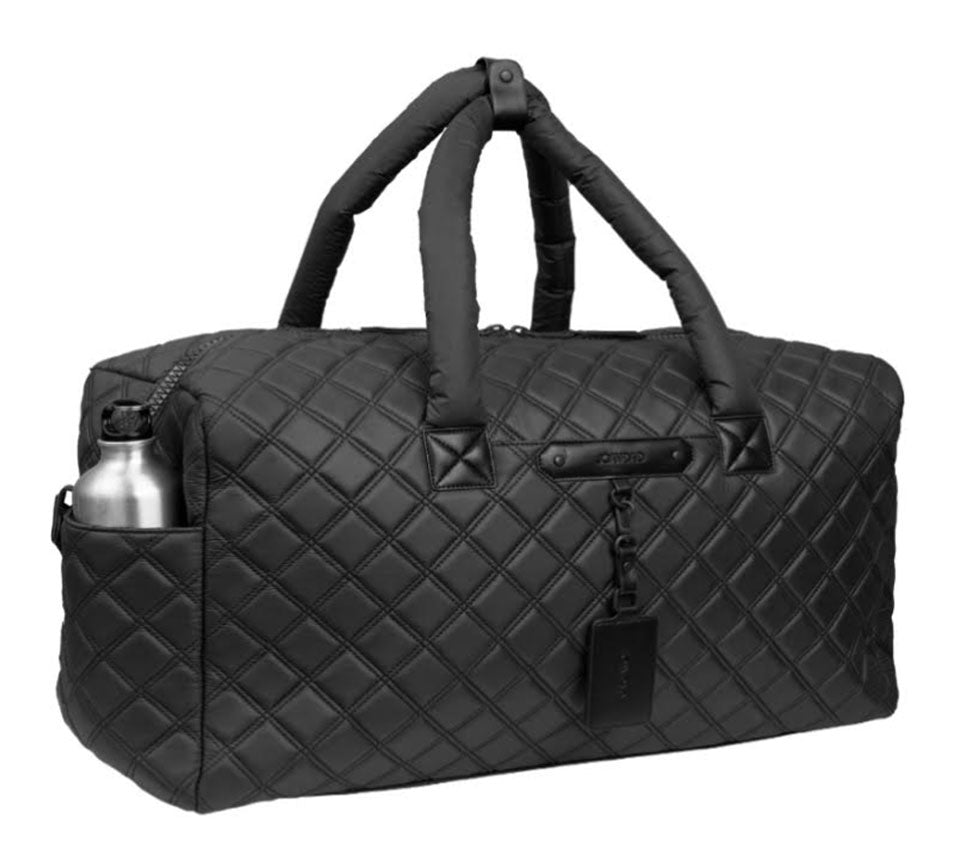 22" Diamond Quilted Nylon Duffle Bag