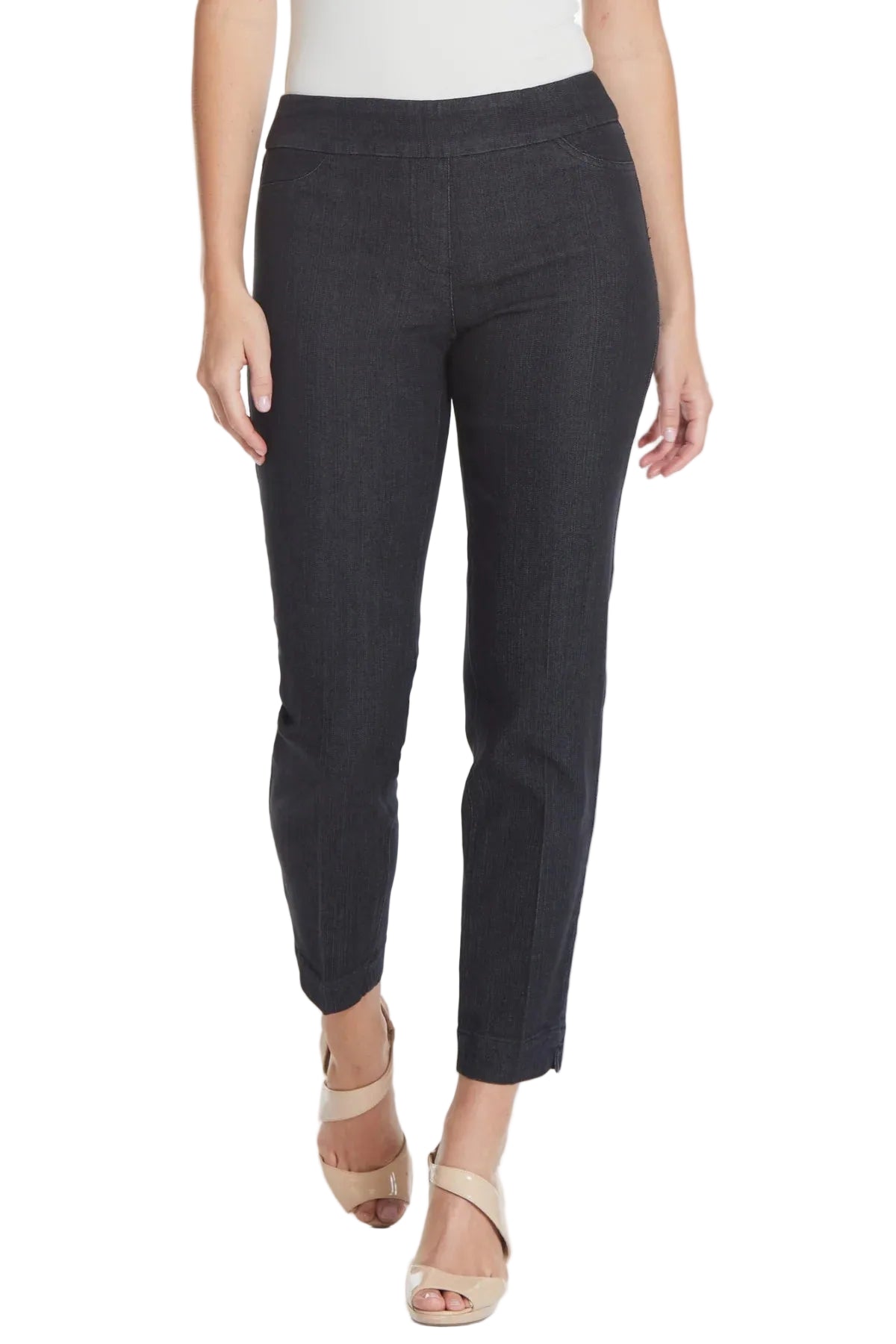 Pull-On Ankle Pant with Back Pockets