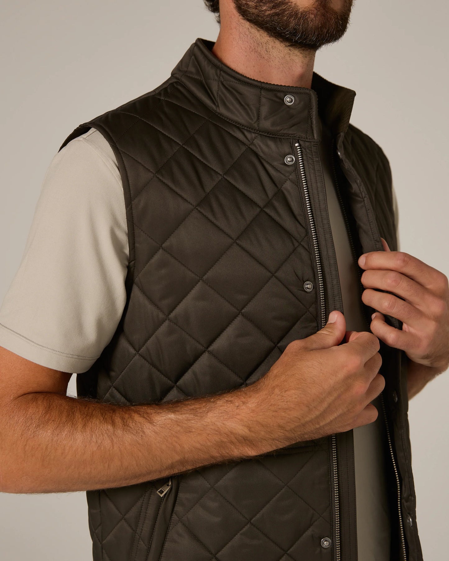 Crest Quilted Vest