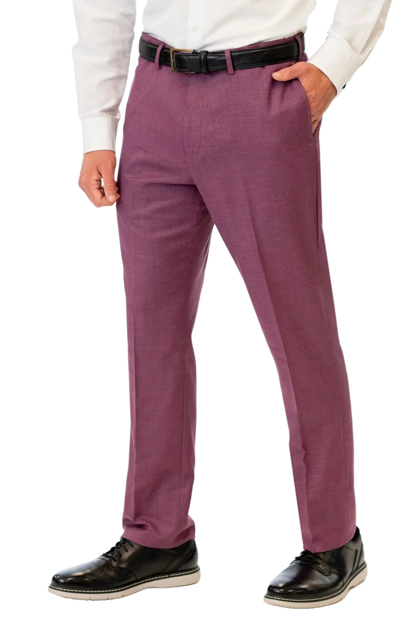 Violet Slim Fit Suit Pants by Couture 1910