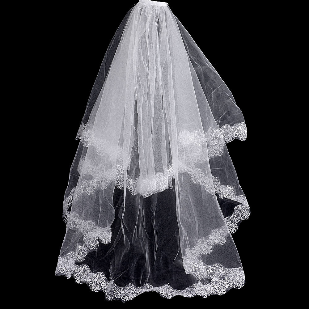 Veil Sequin Embellished Flower