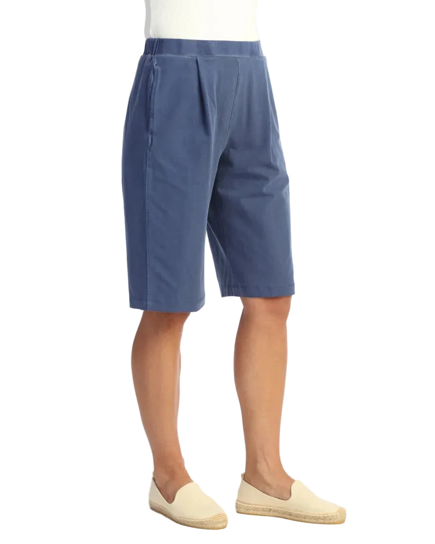 Cotton Spandex Shorts with Pockets