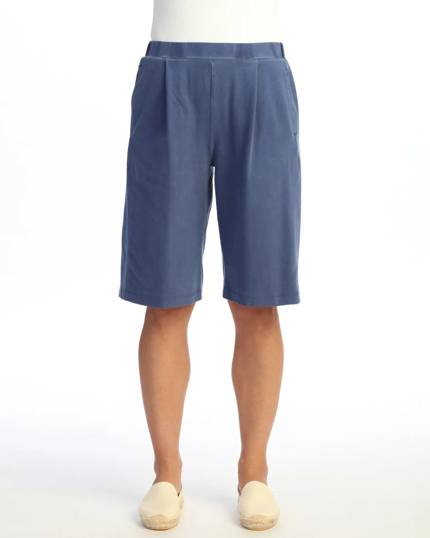 Cotton Spandex Shorts with Pockets