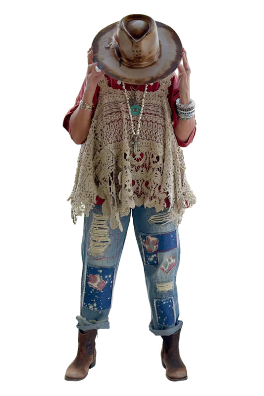 Garden Splatter Jeans