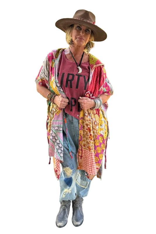 Kantha Sunrise Kimono