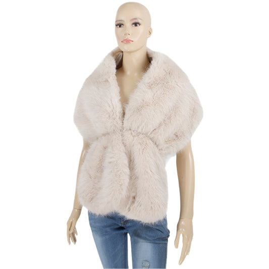 Faux Fur Shawl