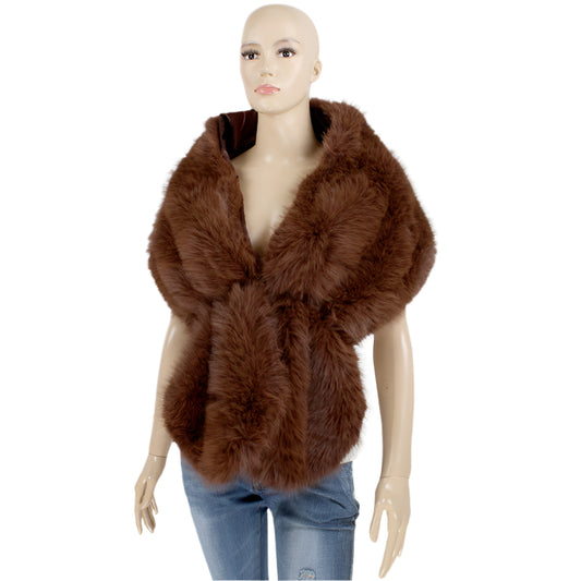 Faux Fur Shawl