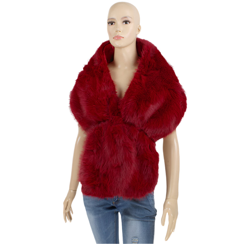 Faux Fur Shawl