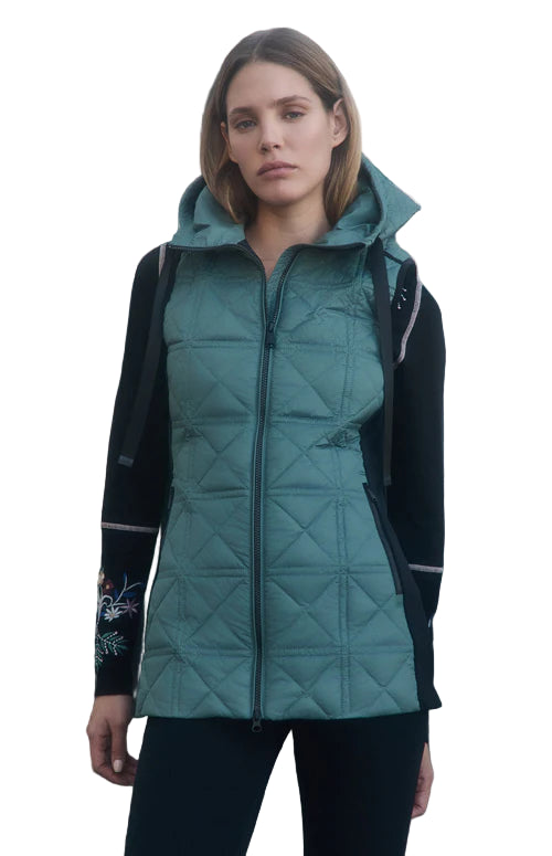 Sinclair Hooded Long Vest