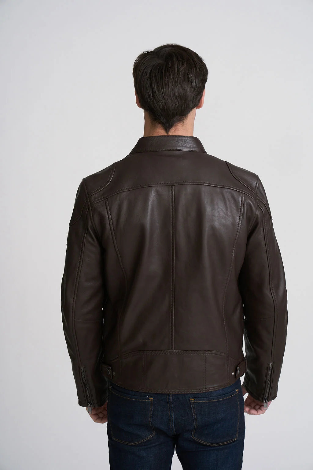 Men's Biko 2 Muscle Fit Removable Full Insert Leather Jacket