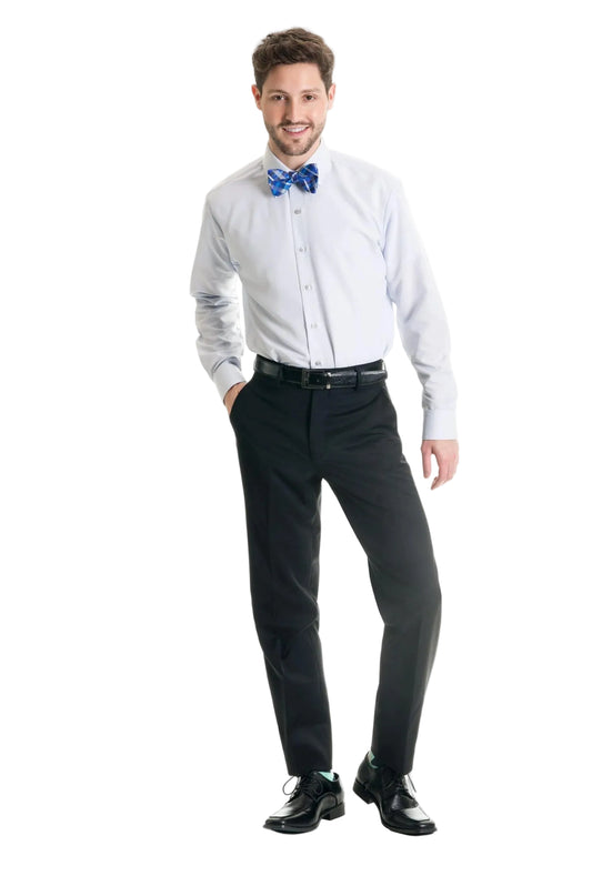 Black Slim Fit Suit Pants - Super 120's By Jackson James