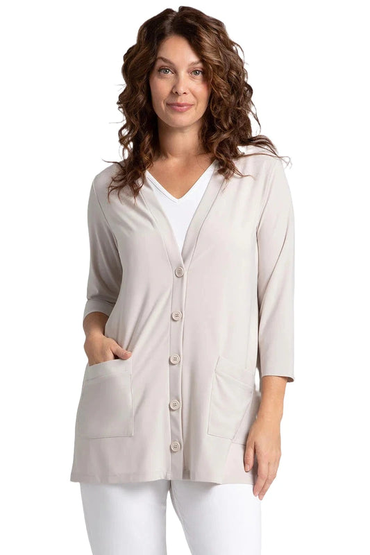 C - Classic Button Cardigan