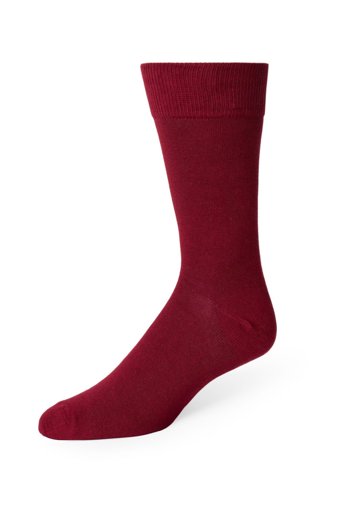 Socks Solid Wine