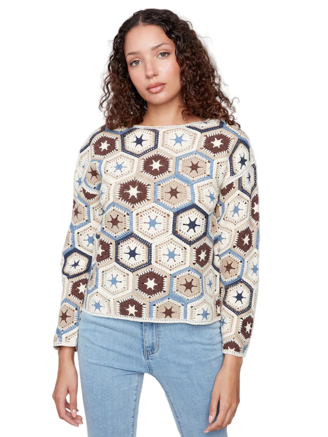 Multicolor Crochet Top