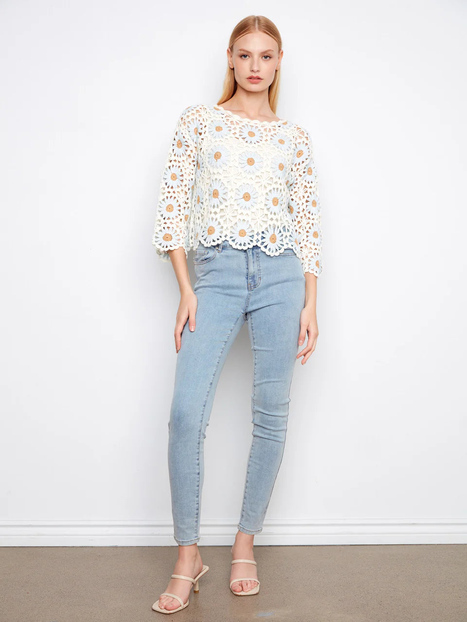 Flower Crochet Sweater