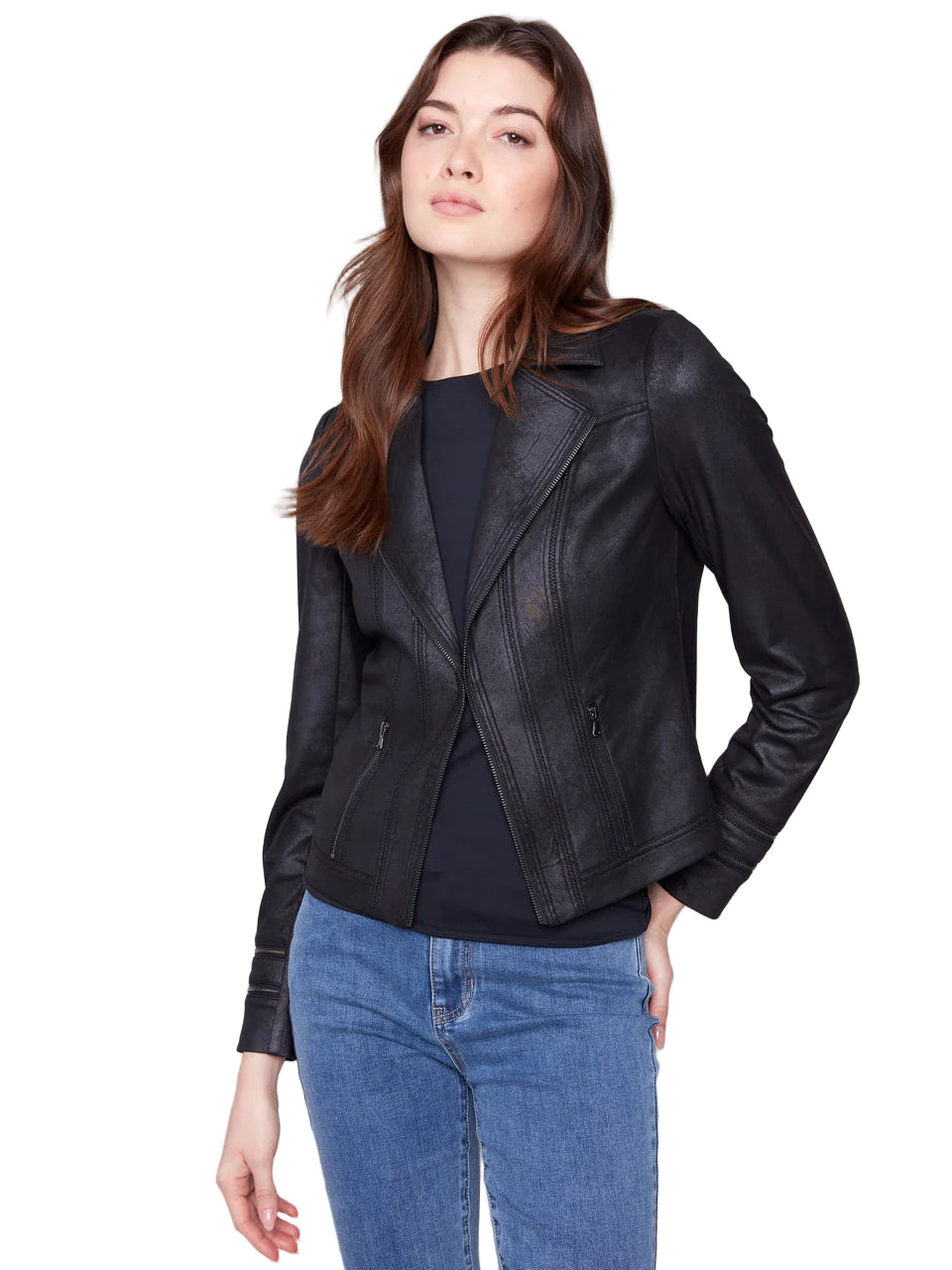 Vintage Faux Leather Jacket