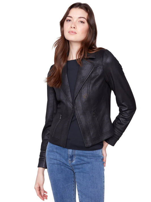Vintage Faux Leather Jacket