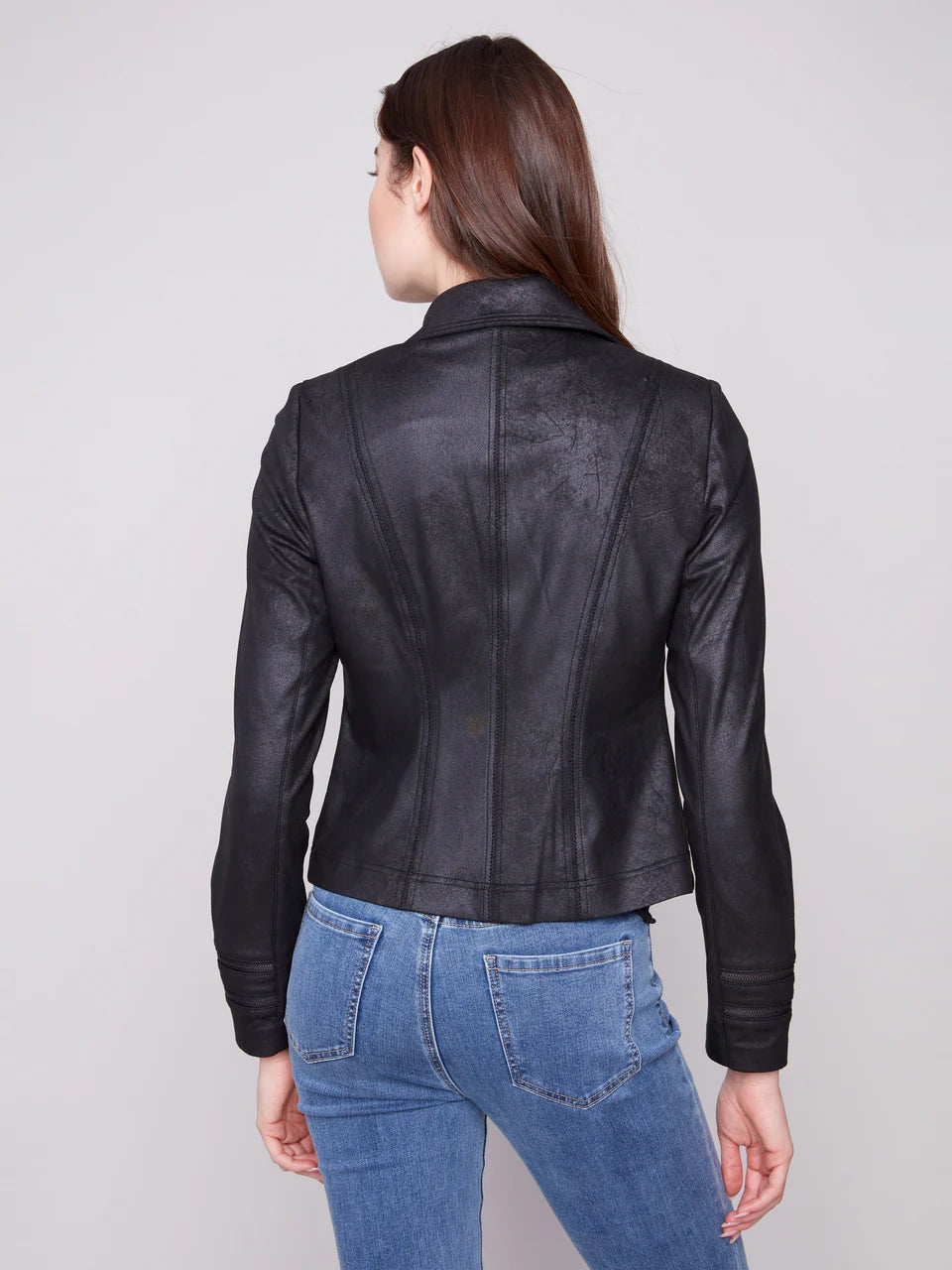Vintage Faux Leather Jacket