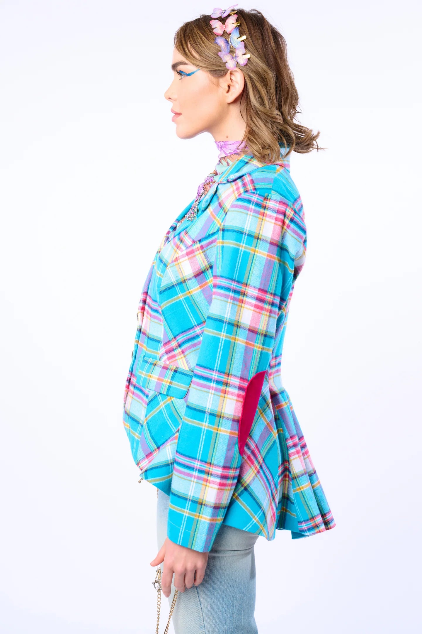 Dulce Plaid Blazer