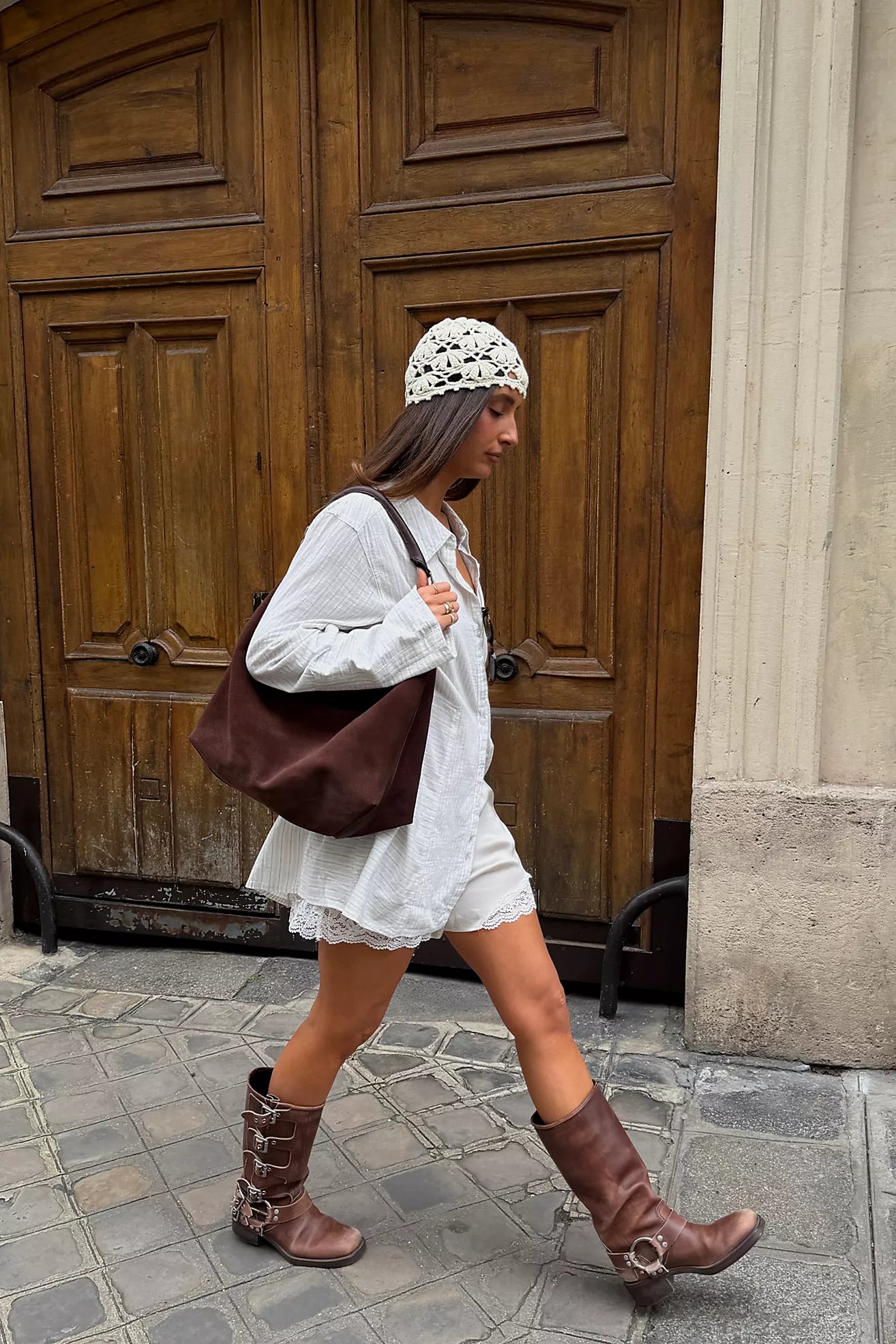 Suzie Suede Slouch Tote