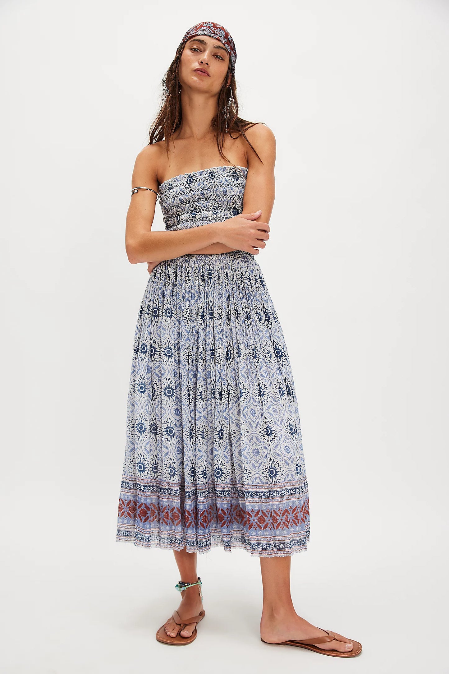 Ravenna Printed Maxi Skirt