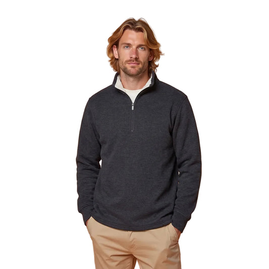 1/4 Zip Waffle Knit Top