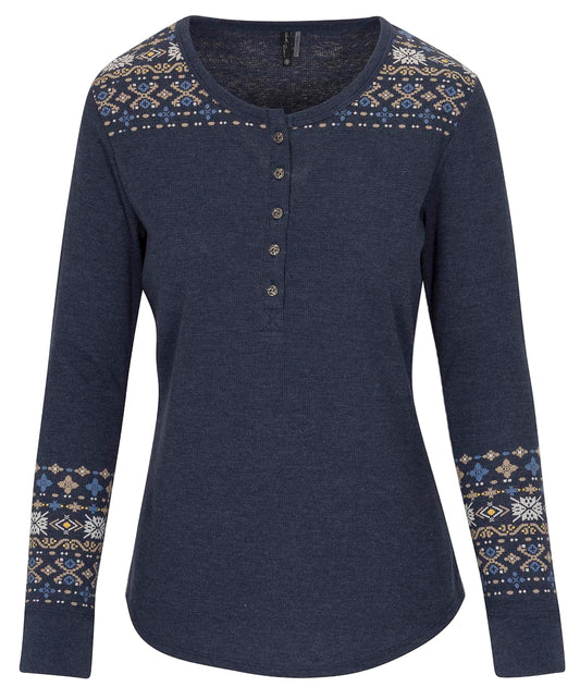 Honey Lake Waffle Henley