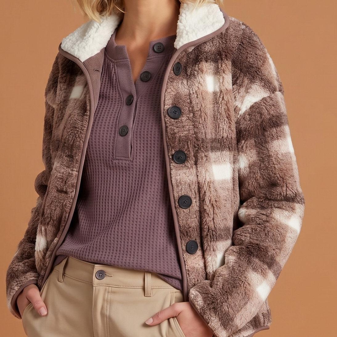 Santiel Sherpa Button Front Jacket
