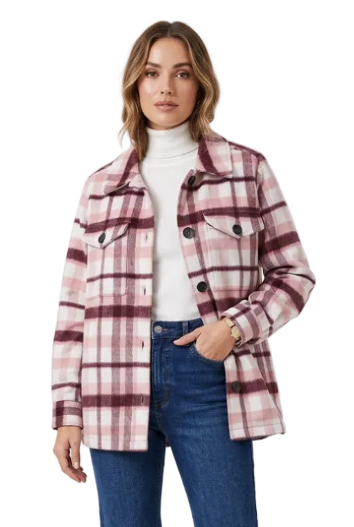 Ladie's Maccrea Woven Shacket