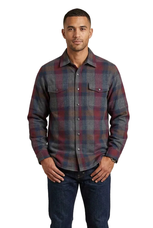 Waffle Lined Shirt Jacket