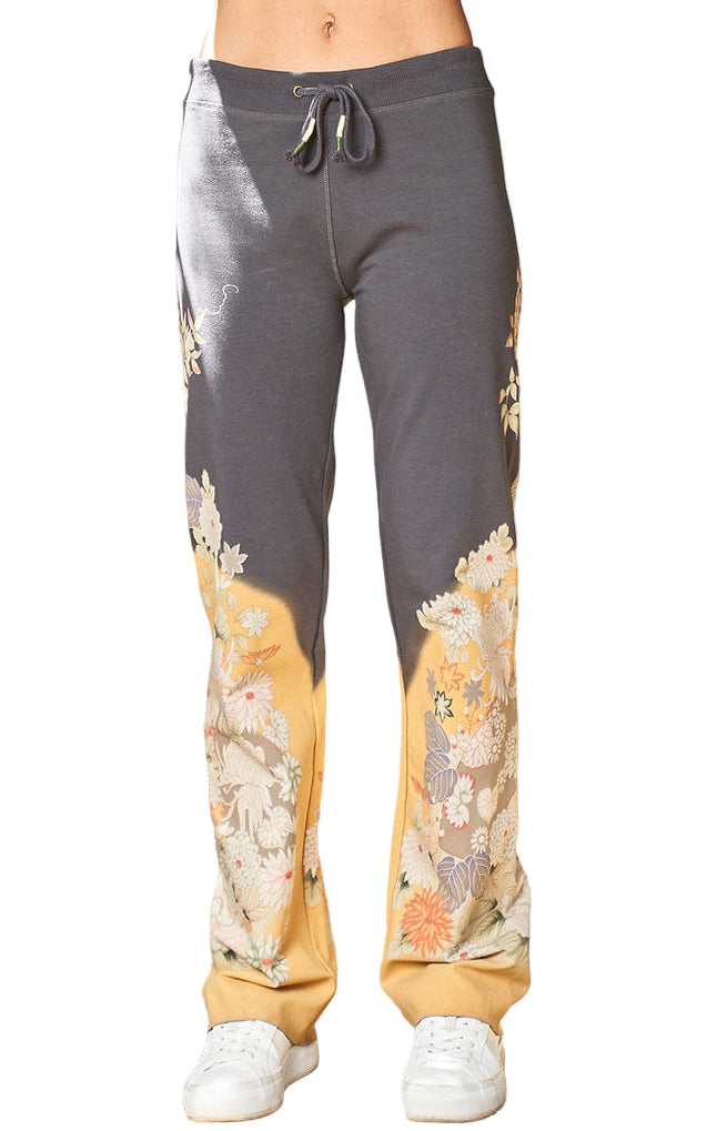 Chrysanthemum Print Pant