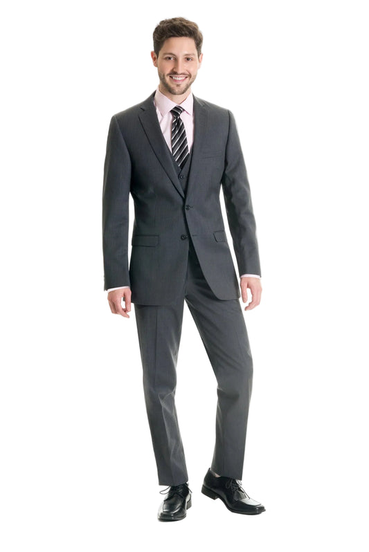 Grey Slim Fit Suit Coat - Super 120's by Jackson James