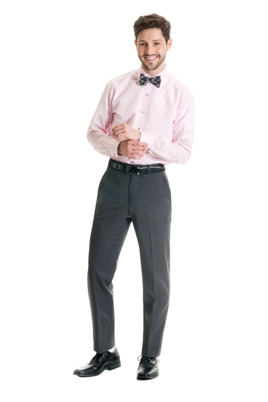 Grey Slim Fit Suit Pants - Super 120's By Jackson James