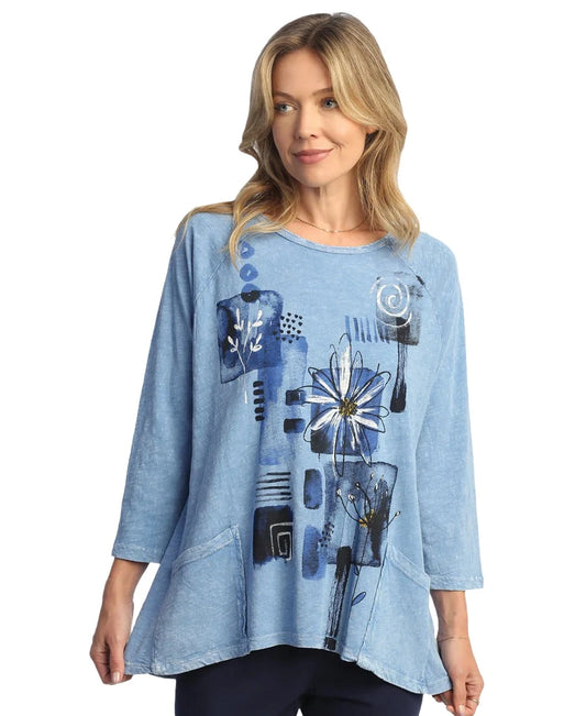 Patch Pockets Tunic Top - Lily