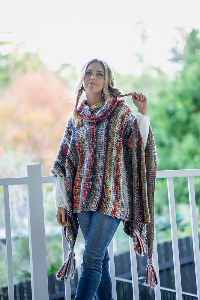 Nia Poncho - Pink Tones