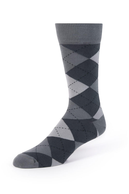 Socks Argyle Dark Gray