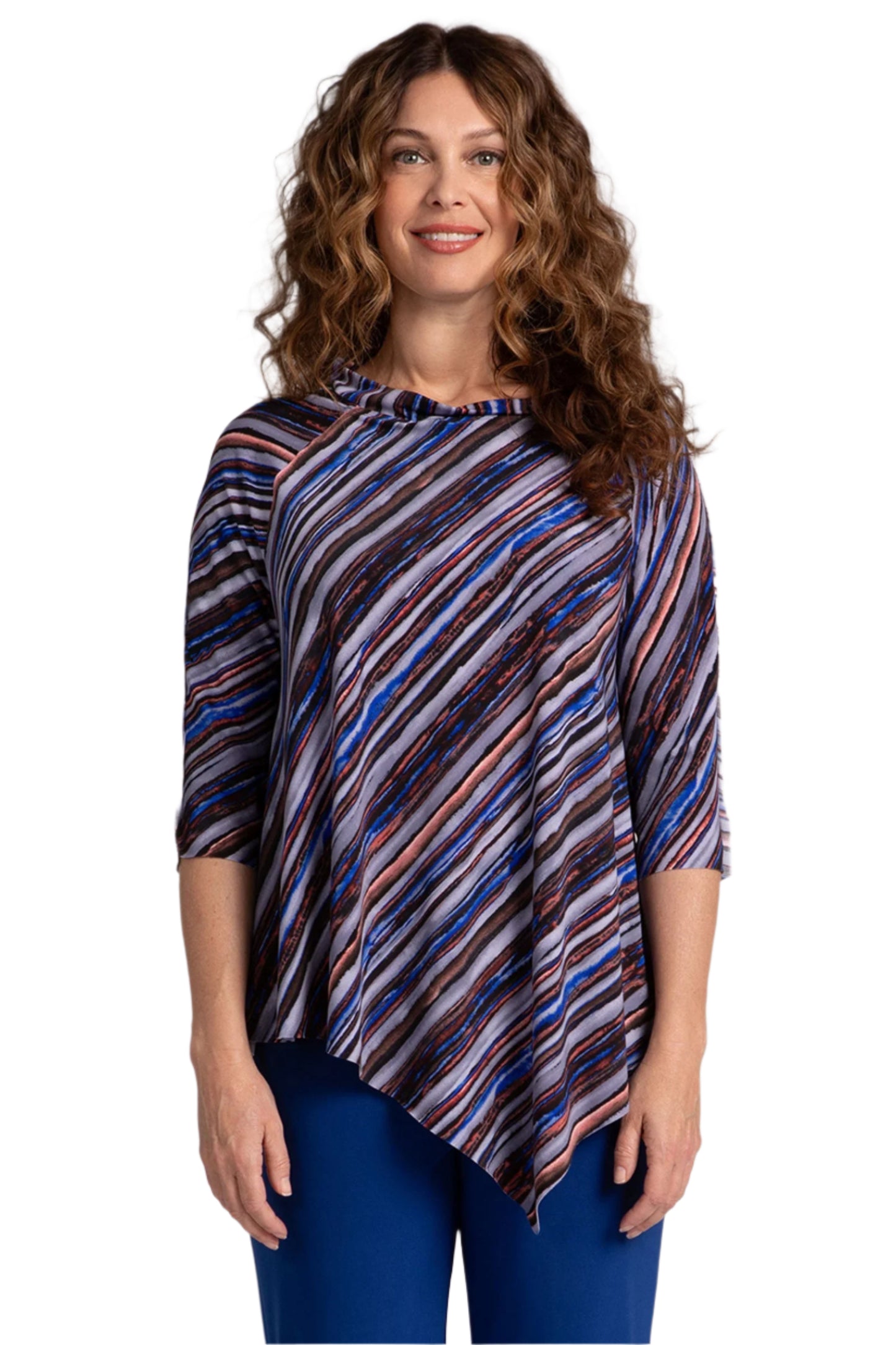 Raglan Handkerchief Top, Print D