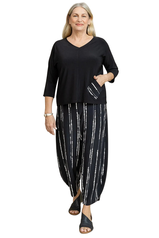 Revel Top, Print Pocket