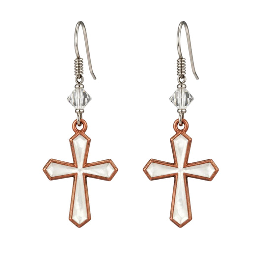 Vicki - Earrings with Cross