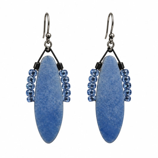 Vicki - Mix Media Long Earrings