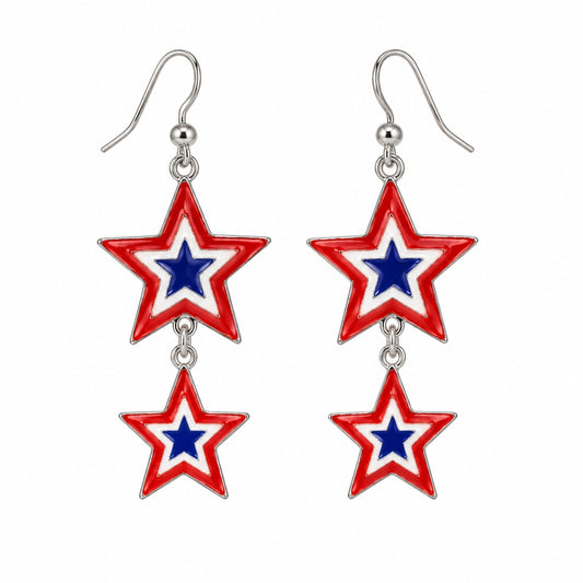 Vicki - Double Star Earrings