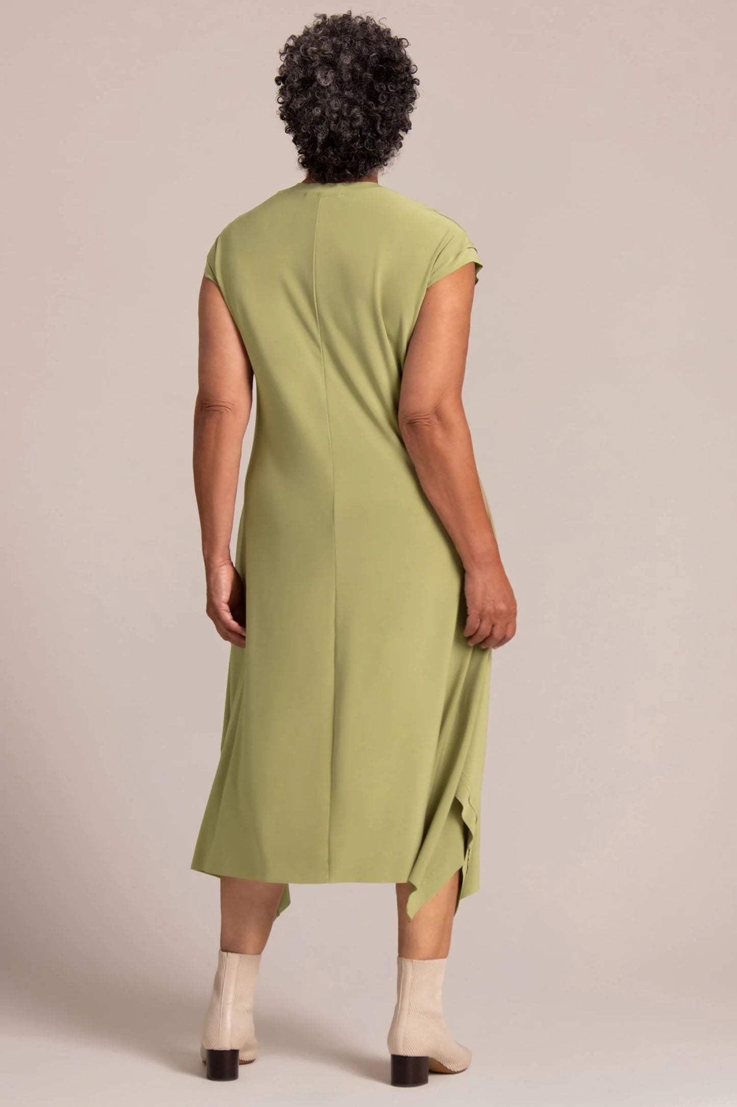 Splice V-Neck Dress