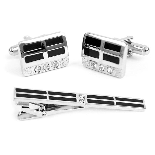 Cufflinks and Tie Bar Set