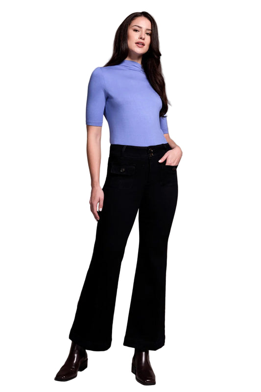 Brooke Comfort Stretch High Rise Palazzo Trousers
