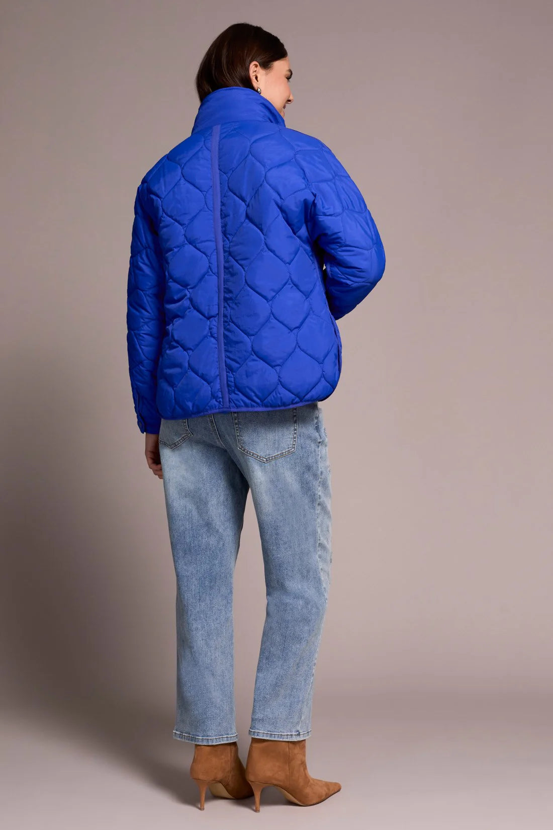 Lightweight Drop Shoulder Quilted Puffer